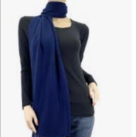 Pashmina Shawl/Wrap- Royal Blue - Picture 6 of 8